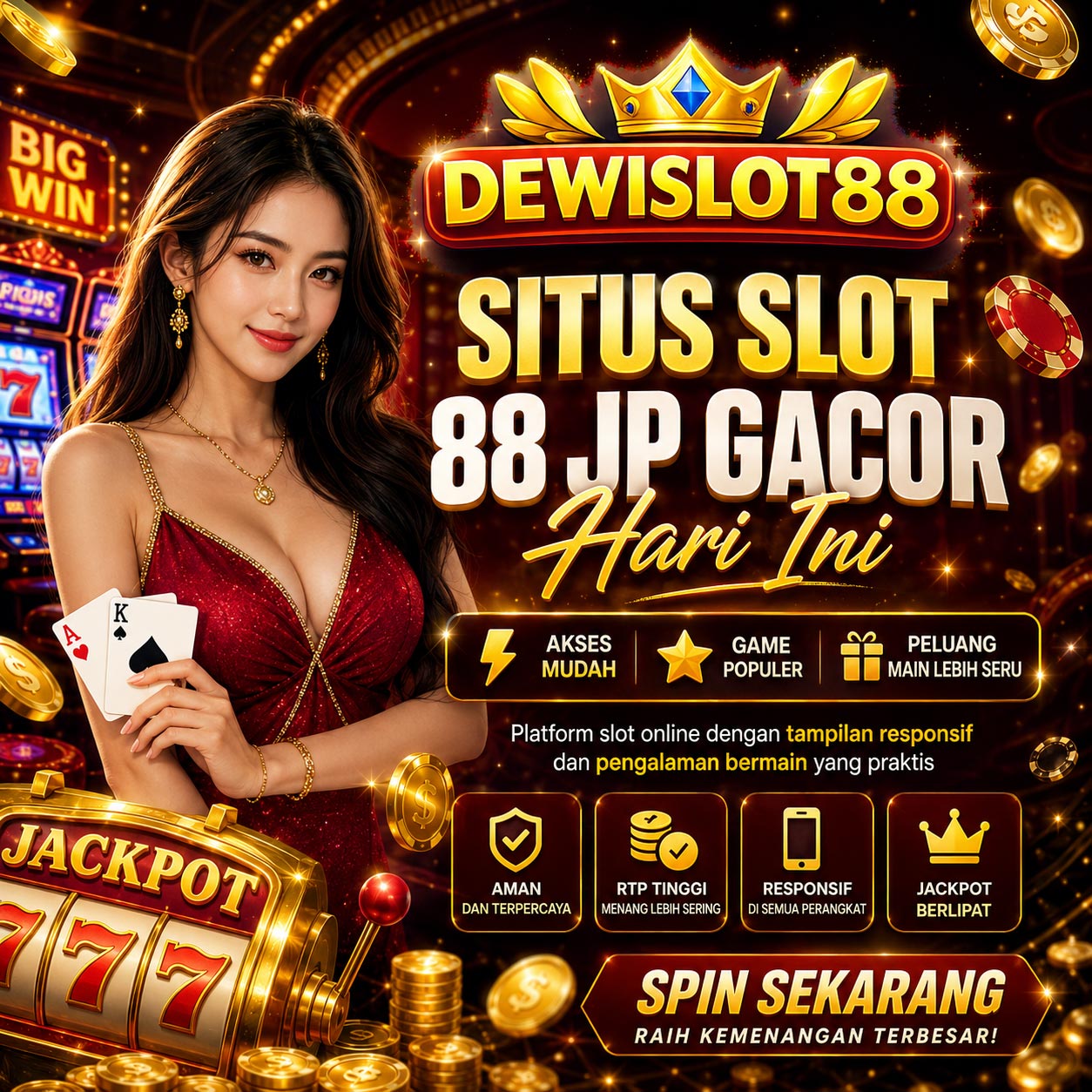 DEWISLOT88 # Situs Slot88 JP Gacor Hari Ini Judi Slot Online Mudah Win by Hey kicaw